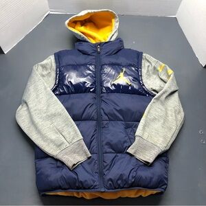 Jordan Boy's Hooded Puffer Jacket Sz Youth Large